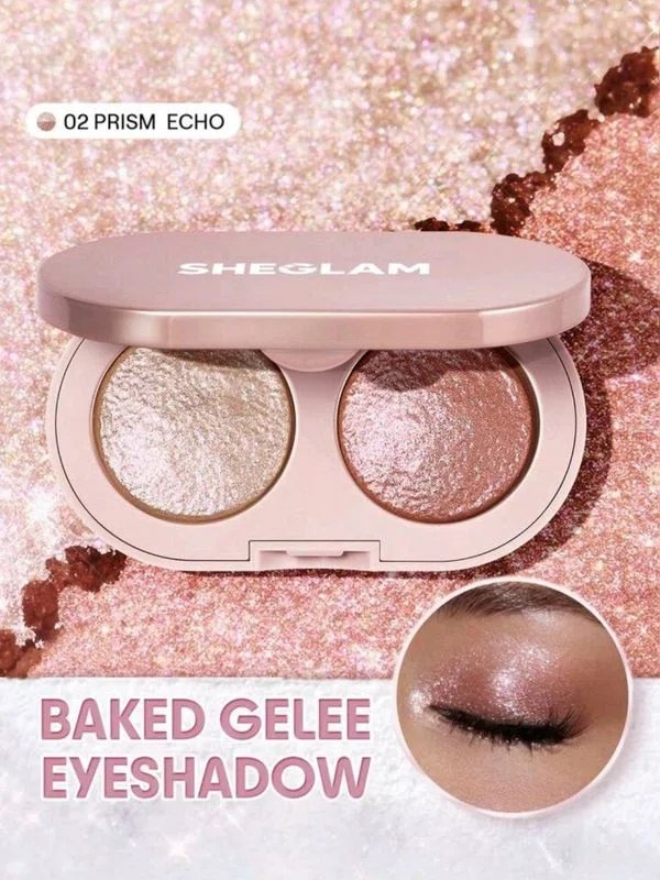 Dúo de sombras Baked Gelee Eyeshadow Sheglam **BAJO PEDIDO**