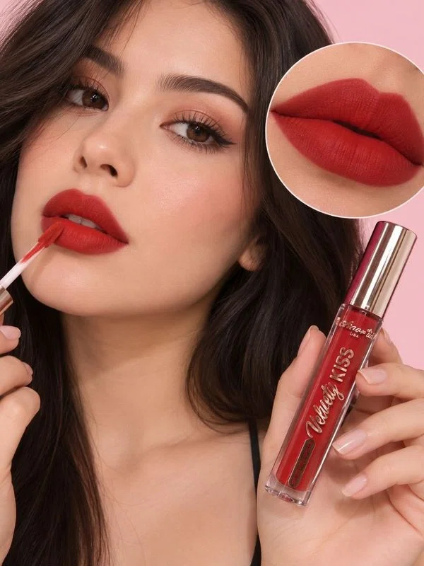 Labial Liquido Mate Velvety Kiss - Amor Us