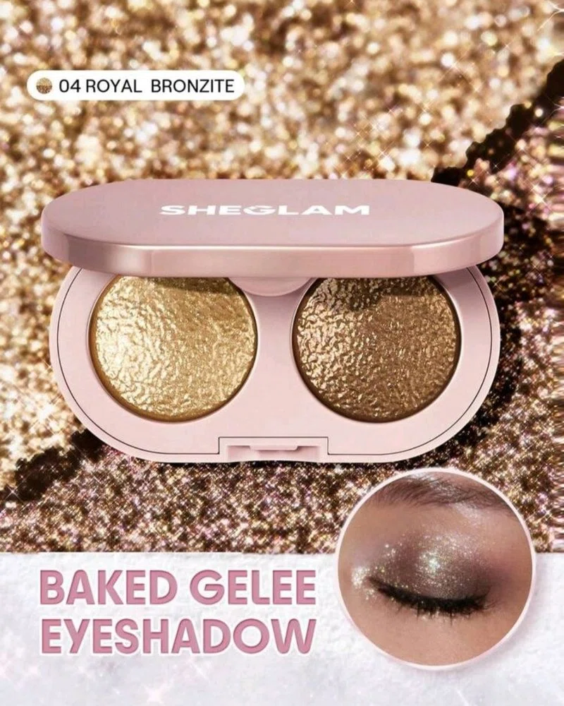 Dúo de sombras Baked Gelee Eyeshadow Sheglam **BAJO PEDIDO**