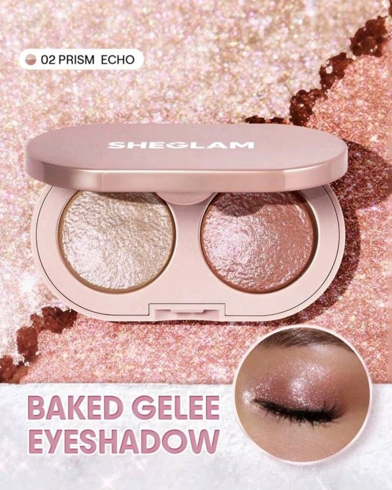 Dúo de sombras Baked Gelee Eyeshadow Sheglam **BAJO PEDIDO**