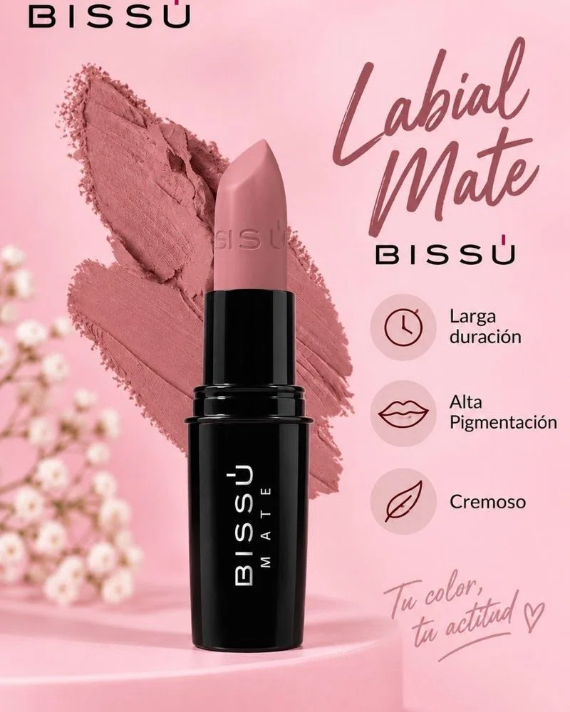 Labial en barra mate Bissú