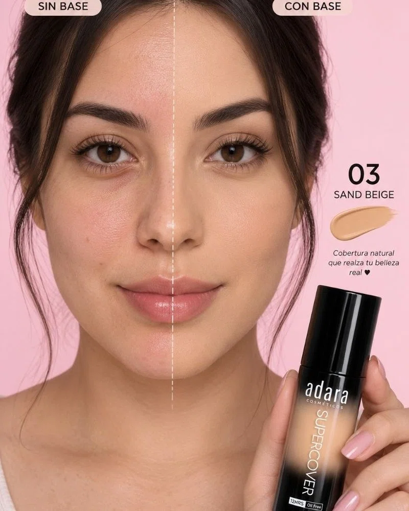 Base de Maquillaje Adara Super Cover