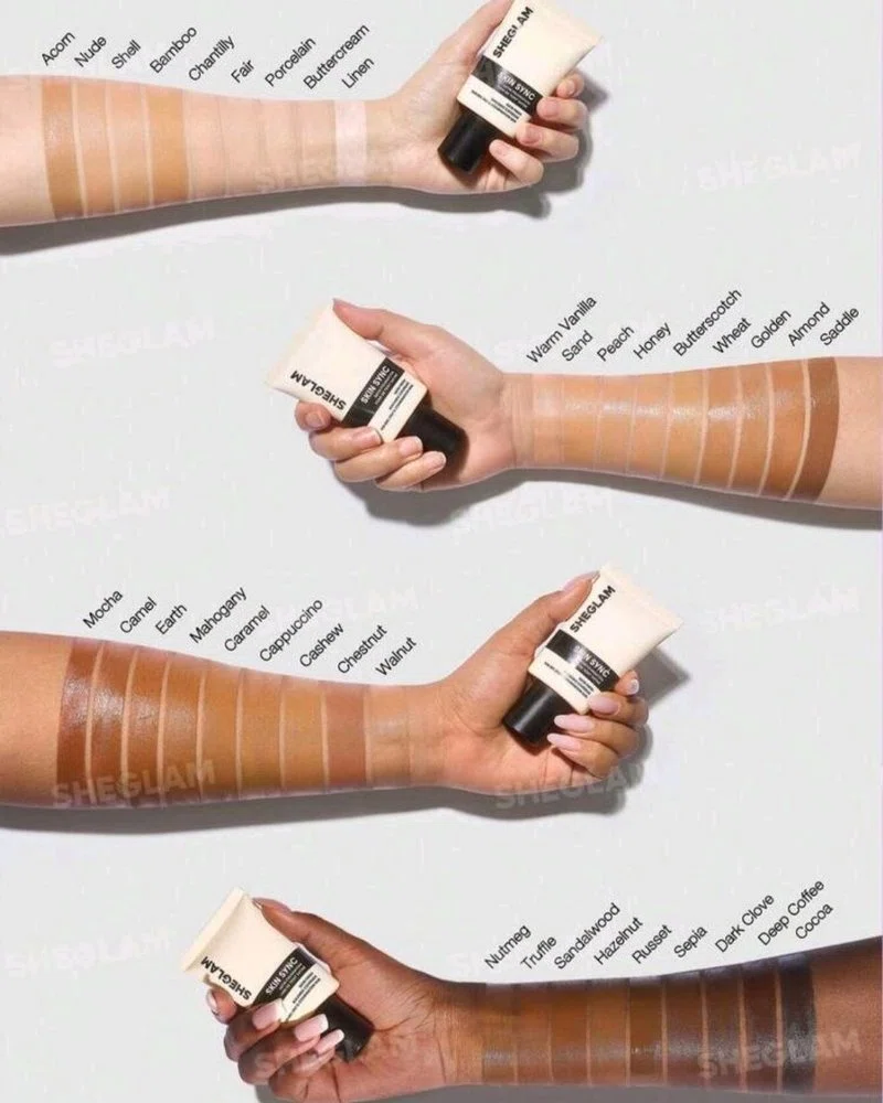 Base de Maquillaje Satinada Sheglam **BAJO PEDIDO**