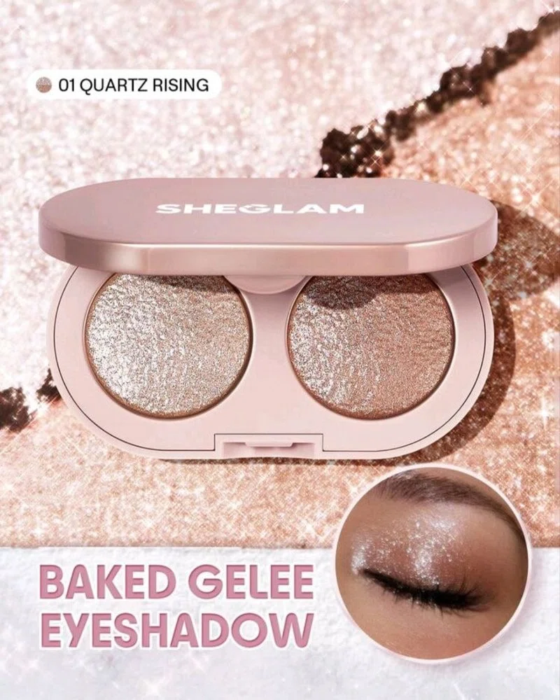 Dúo de sombras Baked Gelee Eyeshadow Sheglam **BAJO PEDIDO**