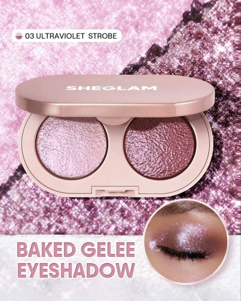 Dúo de sombras Baked Gelee Eyeshadow Sheglam **BAJO PEDIDO**