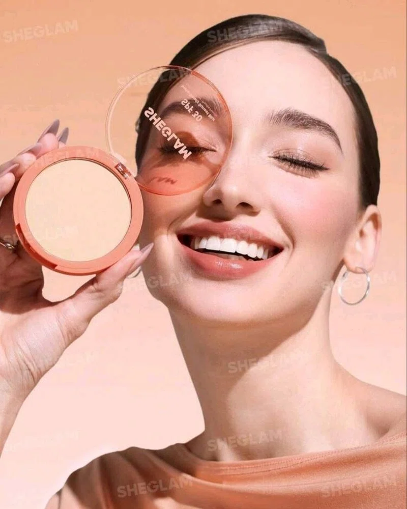 Polvos compactos con Protección Solar Sheglam **BAJO PEDIDO**