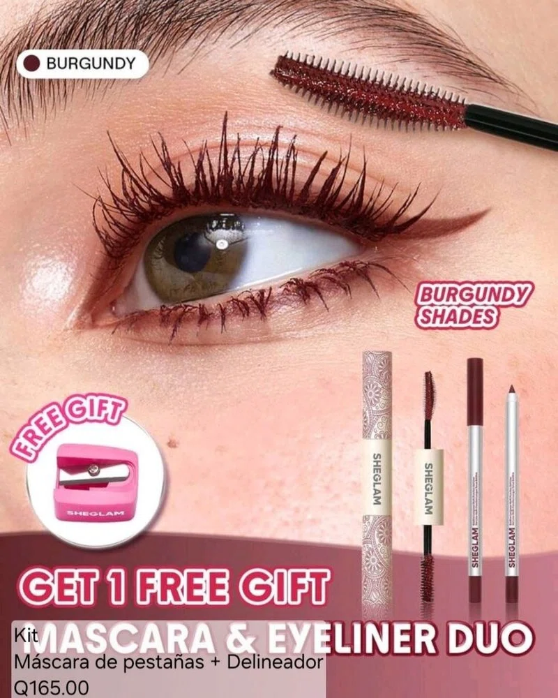 Kit de ojos Burgundy Sheglam **BAJO PEDIDO**