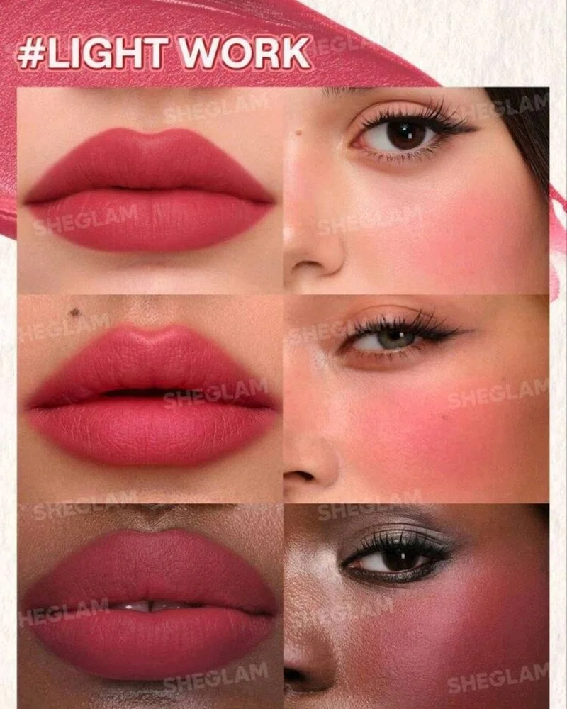 2 en 1 Rubor y labial Sheglam **BAJO PEDIDO**