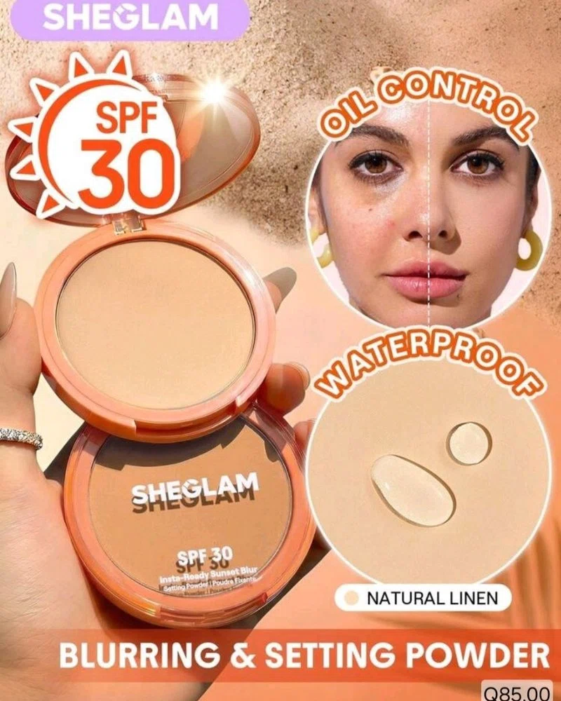 Polvos compactos con Protección Solar Sheglam **BAJO PEDIDO**